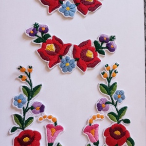 Kalocsai felvarrhato minta, DIY (Csináld magad), Egységcsomag, Hímzés, MESKA