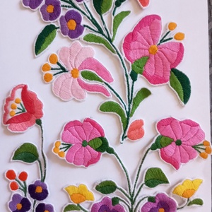 Kalocsai felvarrhato minta, DIY (Csináld magad), Egységcsomag, Hímzés, MESKA
