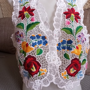 Riseliös mellény/bolero, Ruha & Divat, Női ruha, Mellény, Hímzés, MESKA