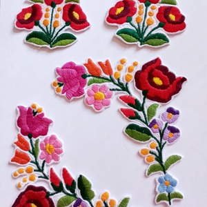 Kalocsai felvarrhato minta, DIY (Csináld magad), Egységcsomag, Hímzés, MESKA