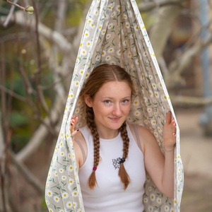 Hintakuckó - margarétás, Játék & Sport, Hinta & Kerti játék, Varrás, MESKA