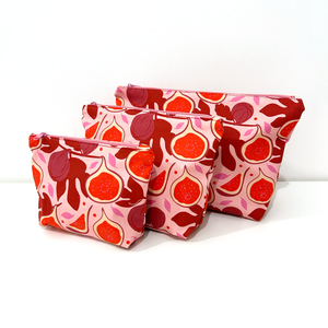 Füge mintás pipere táska szett, Táska & Tok, Neszesszer, Varrás, MESKA