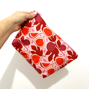 Füge mintás pipere táska szett - táska & tok - neszesszer - Meska.hu