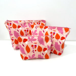 Őszi levél mintás pipere táska szett, Táska & Tok, Neszesszer, Varrás, MESKA