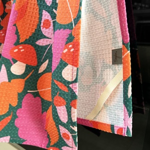 Őszi levél mintás konyhai kéztörlő - otthon & életmód - konyhafelszerelés, tálalás - konyhai textil - konyharuha & törlőkendő - Meska.hu