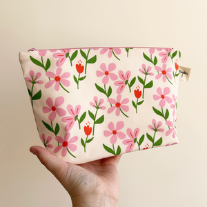 Flower Power - virágos pipere táska, Táska & Tok, Neszesszer, Varrás, MESKA