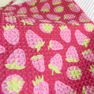 Strawberry Glow - epres kéztörlő - otthon & életmód - konyhafelszerelés, tálalás - konyhai textil - konyharuha & törlőkendő - Meska.hu