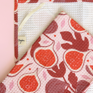 Fig Garden - kávés kéztörlő - Meska.hu