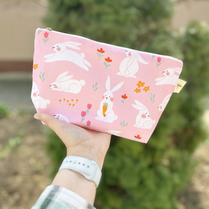 Pastel Bunny - nyuszis pipere táska - táska & tok - neszesszer - Meska.hu