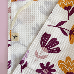 Fall Flowers - őszi virágok kéztörlő, Otthon & Életmód, Konyhafelszerelés, tálalás, Konyhai textil, Konyharuha & Törlőkendő, Varrás, MESKA