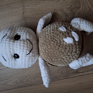 Horgolt teknős - játék & sport - plüssállat & játékfigura - más figura - Meska.hu