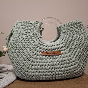 Kézi táska, Táska & Tok, Kézitáska & válltáska, Tarisznya, Horgolás, MESKA