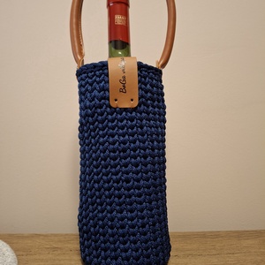 Bortartó, Otthon & Életmód, Konyhafelszerelés, tálalás, Tálalás, Bortartó, Horgolás, MESKA