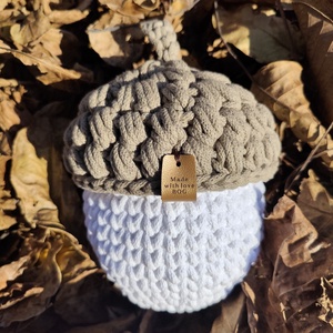 Horgolt Makk Tároló - otthon & életmód - dekoráció - asztal és polc dekoráció - horgolt & csipketerítő - Meska.hu