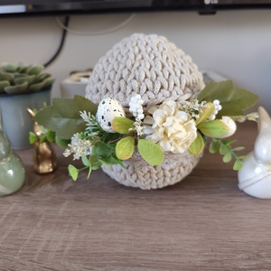 Horgolt tojás tároló, Ünnepi díszek, dekorációk, Húsvéti díszek és dekorációk, Húsvéti asztaldíszek, Horgolás, MESKA
