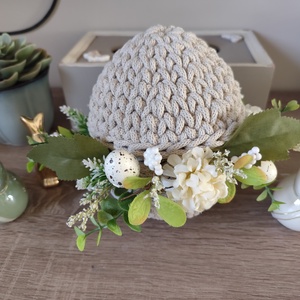 Horgolt tojás tároló - ünnepi díszek, dekorációk - húsvéti díszek és dekorációk - húsvéti asztaldíszek - Meska.hu