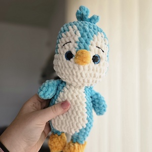 nagy pingvin - világos kék, Játék & Sport, Plüssállat & Játékfigura, Pingvin, , MESKA