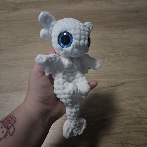 mini Fényfúria szundiplüss - játék & sport - plüssállat & játékfigura - plüss sárkány - Meska.hu