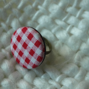 Red Cubes gyűrű - ékszer - gyűrű - kerek gyűrű - Meska.hu