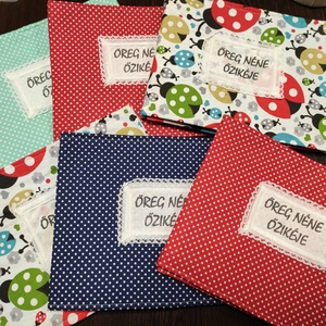 Textil mesekönyv - Öreg néne őzikéje - játék & sport - bábok - ujjbáb - Meska.hu