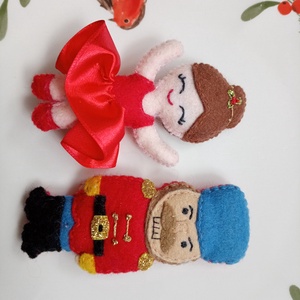 Diótörő karácsonyfadísz 4 db - karácsony - karácsonyi lakásdekoráció - karácsonyfadíszek - Meska.hu