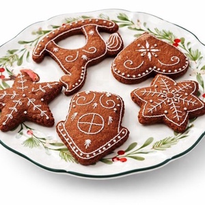 Mézeskalács karácsonyfadíszek, Karácsony, Karácsonyi lakásdekoráció, Karácsonyfadíszek, Varrás, Hímzés, MESKA