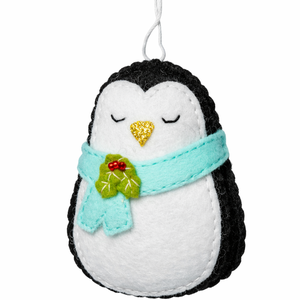 Pingvin karácsonyfadísz, Karácsony, Karácsonyi lakásdekoráció, Karácsonyfadíszek, Varrás, MESKA