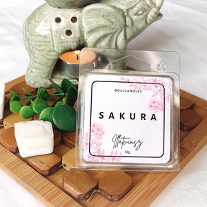 Sakura Illatviasz kockák 50g, Otthon & Lakás, Gyertya, illat, aroma, Gyertya, Gyertya-, mécseskészítés, Mindenmás, MESKA