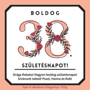 Egyedi Születésnapi Ajándék Gyertya 120g, Ajándék barátnőnek, kollégának, szülőnek - otthon & életmód - gyertya, illat, aroma - gyertya - Meska.hu