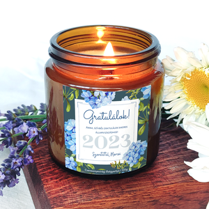 Egyedi Diplomaosztó Ajándék Gyertya 100g, Ajándék diplomaosztóra egyetemistáknak - otthon & életmód - gyertya, illat, aroma - gyertya - Meska.hu