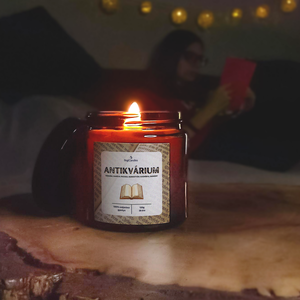 Antikvárium Illatgyertya 120g, 200g - otthon & életmód - gyertya, illat, aroma - gyertya - Meska.hu