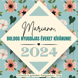 Egyedi Nyugdíjas ajándék gyertya- 120g, Ajándék kollégának, nyugdíjas búcsúztató ajándék - otthon & életmód - gyertya, illat, aroma - gyertya - Meska.hu