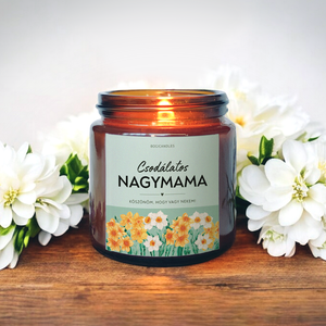 Csodálatos Nagymama illatgyertya- 200g, Ajándék mamának, születésnapra, Anyák napjára, Otthon & Életmód, Gyertya, illat, aroma, Gyertya, Gyertya-, mécseskészítés, MESKA