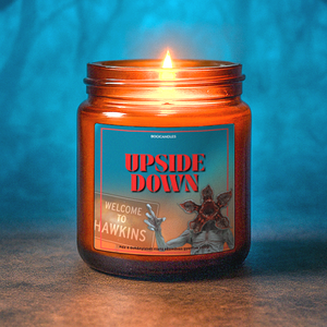 Stranger Things illatgyertya - 120g, Upside down illatgyertya, halloween gyertya - Meska.hu
