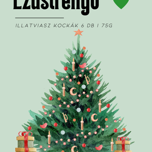 Ezüstfenyő illatviasz 75g, karácsonyi illatviasz - otthon & életmód - gyertya, illat, aroma - illatviasz - Meska.hu