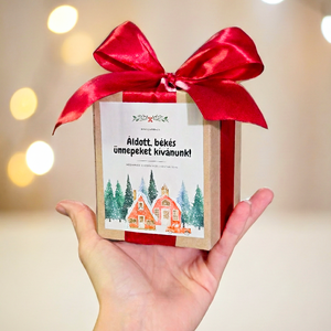 Boldog Karácsonyt Illatgyertya -200g 120g, Áldott Ünnep illatgyertya, karácsonyi apró ajándék - karácsony - karácsonyi lakásdekoráció - karácsonyi illatgyertya, mécses - Meska.hu