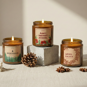 3x Karácsonyi illatgyertya szett- 120g, karácsonyi ajándék, Karácsonyi ajándékcsomag, Karácsony, Karácsonyi lakásdekoráció, Karácsonyi illatgyertya, mécses, Gyertya-, mécseskészítés, MESKA