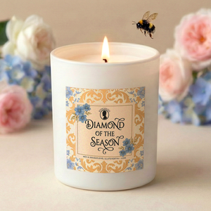 Bridgerton illatgyertya 200g, Diamond of the Season szójagyertya - Meska.hu