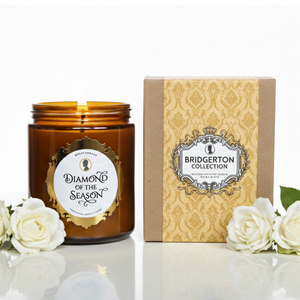 Bridgerton- Diamond of the Season Illatgyertya-200g, Ajándék barátnőnek, kollégának, Bridgerton gyertya - Meska.hu