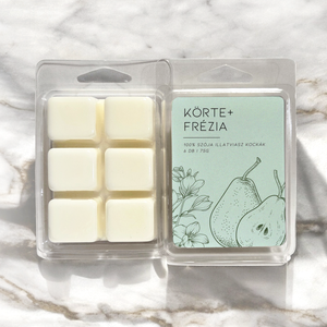 Körte Frézia illatviasz kockák 75g, Tavaszi wax melt illatviasz kocka, snap bar, Otthon & Életmód, Gyertya, illat, aroma, Illatviasz, Gyertya-, mécseskészítés, MESKA