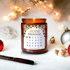 Adventi Naptár Gyertya -200g, Adventi Kalendárium Illatgyertya barátnőnek, szülőknek - Meska.hu