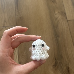 Szellem kulcstartó, Táska & Tok, Kulcstartó & Táskadísz, Kulcstartó, Horgolás, MESKA