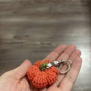 Tök kulcstartó, Játék & Sport, Plüssállat & Játékfigura, Plüss zöldség, gyümölcs, Horgolás, MESKA