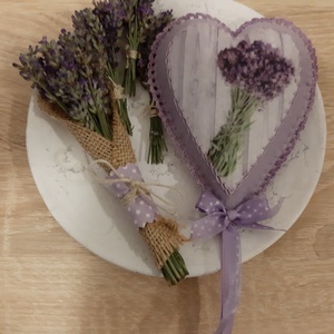 Levendulás szívecske dekoráció, Otthon & Életmód, Dísztárgy, Dekoráció, Varrás, MESKA