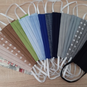 Férfi textil arcmaszk - fekete egyszínű - férfi & uniszex - férfi & uniszex - Meska.hu