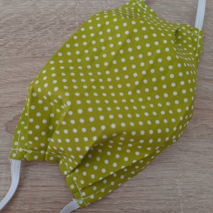 Női textil arcmaszk - zöld, pöttyös - maszk, arcmaszk - női - Meska.hu Női textil arcmaszk - zöld, pöttyös - maszk, arcmaszk - női - Meska.hu