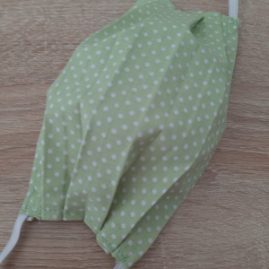 Női textil arcmaszk - pasztellzöld, pöttyös - maszk, arcmaszk - női - Meska.hu Női textil arcmaszk - pasztellzöld, pöttyös - maszk, arcmaszk - női - Meska.hu