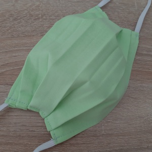 Női textil arcmaszk - élénk pisztáciazöld - női - női - Meska.hu