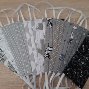 Női textil arcmaszk - szürke, egeres - maszk, arcmaszk - női - Meska.hu Női textil arcmaszk - szürke, egeres - maszk, arcmaszk - női - Meska.hu