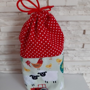 Memória játék - Élet a farmon (piros színben) - játék & sport - táblajáték és kártyajáték - Meska.hu